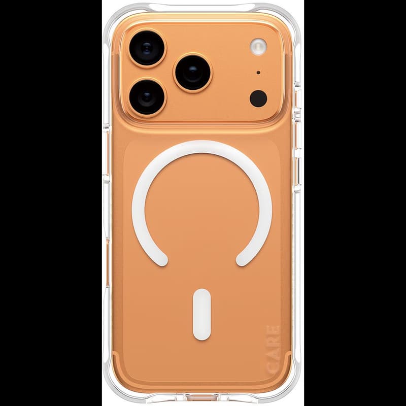 PanzerGlass CARE by ® Fashionable Case Samba Transparent w. White MagSafe iPhone 17 Pro puzdro na mobilný telefón Ochranný obal Priehľadná 1