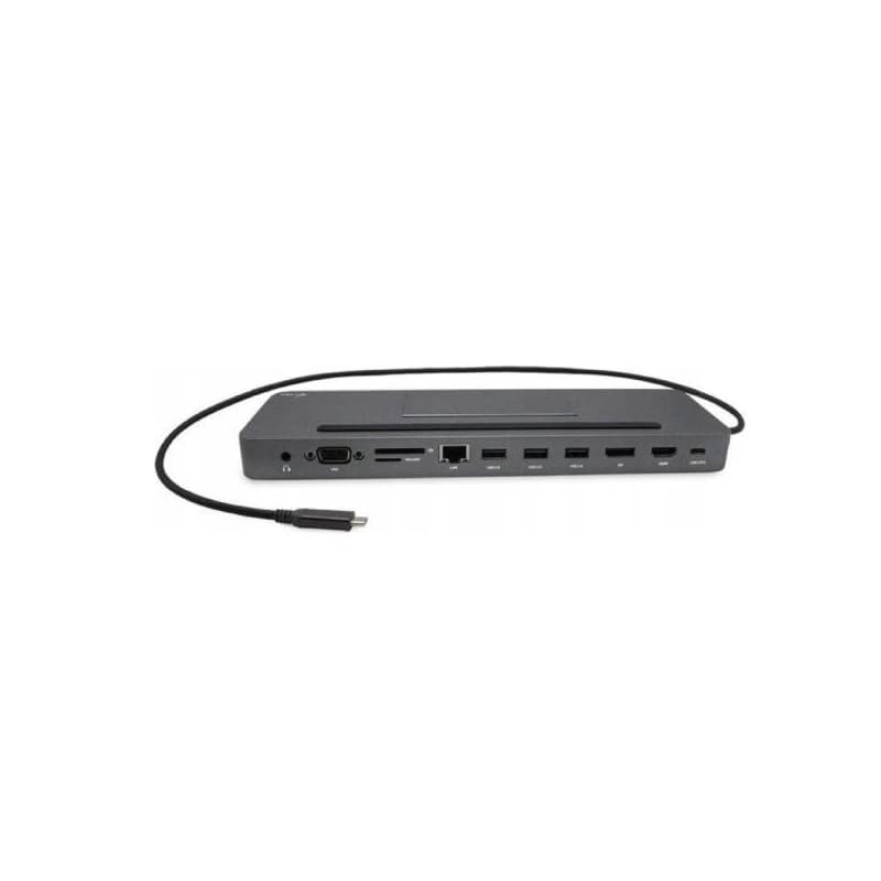 I-tec USB-C Metal Ergonomic 4K 3x Display Docking Station with Power Delivery 85W + i-tec Universal Charger 100W (bundle