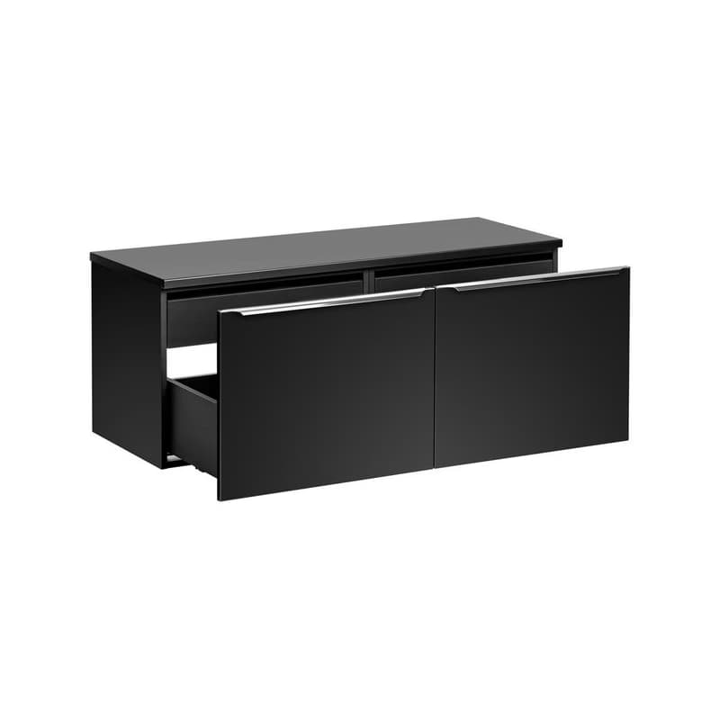ArtCom Kúpeľňová skrinka s doskou SANTA FE Black D120/1 | 120 cm 2