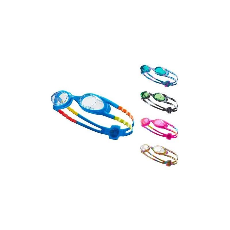 Juniorské plavecké okuliare NIKE SWIM EASY-FIT KIDS GOGGLE CLEA-CLEAR BLUE 4