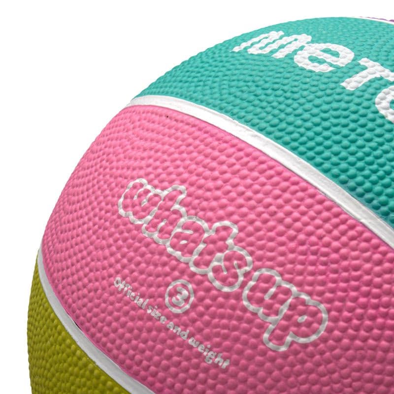 Basketbalová lopta MTR WHATS UP, veľ. 3, pastelová 2