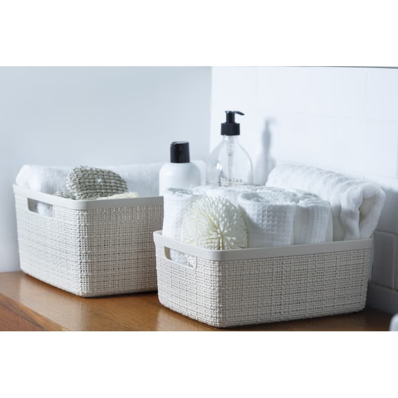 CURVER Košík JUTE M 12L | béžová 3