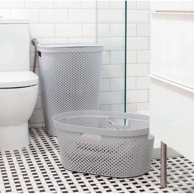 CURVER Kôš na špinavú bielizeň INFINITY DOTS 60L | sivá 4
