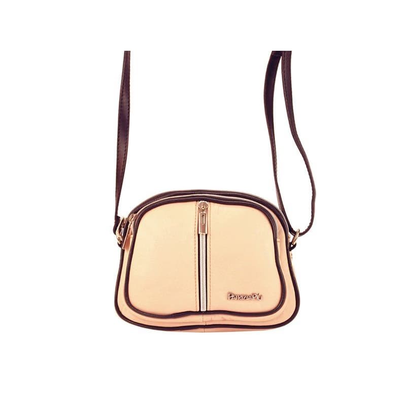 Kožená crossbody kabelka Patrizia Piu 01-034 so štruktúrovaným povrchom