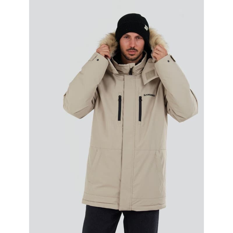 Pánska bunda FUNDANGO Spirit Parka Jacket-636-cashmere 2