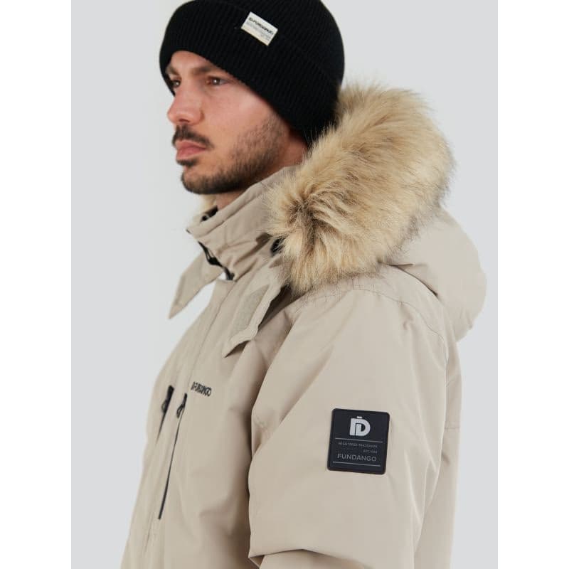 Pánska bunda FUNDANGO Spirit Parka Jacket-636-cashmere 5