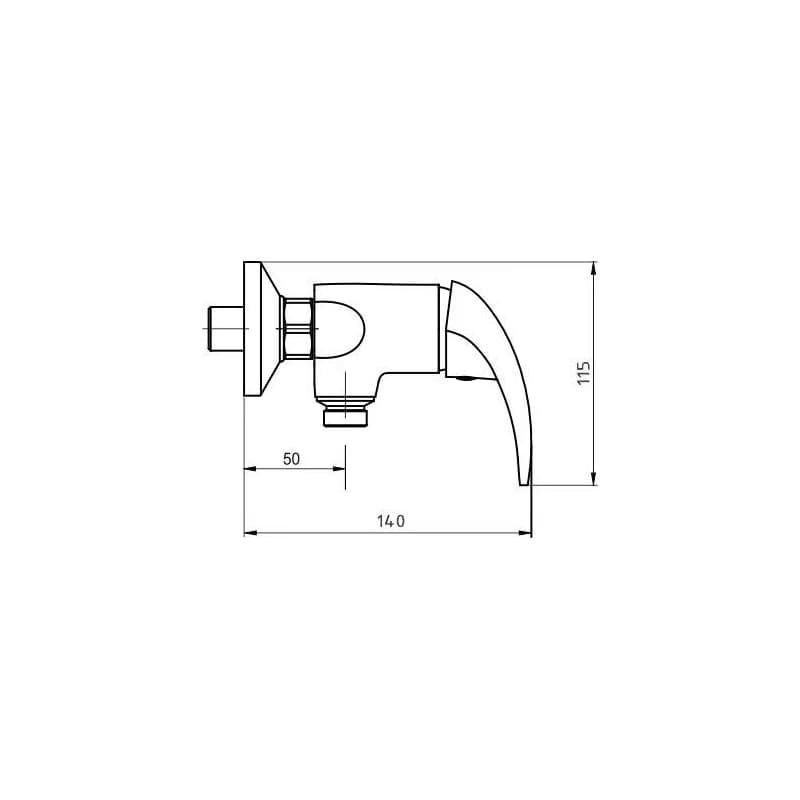 NOVASERVIS - Sprchová batéria 100 mm Metalia 55 chróm 55065,0 2