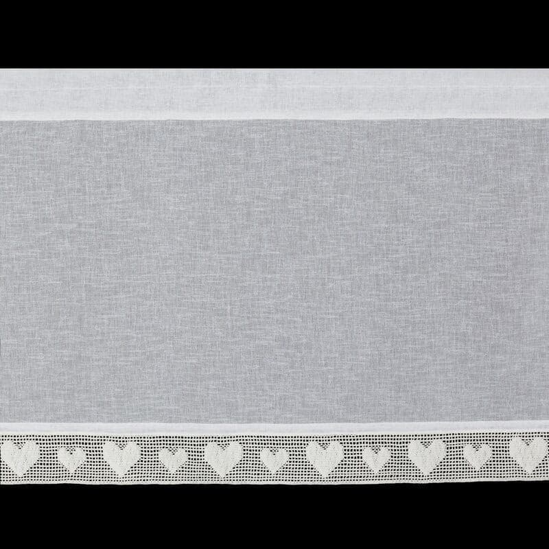 ArtFir Krátka záclona GAJA P | krémová 150 x 60 cm 2