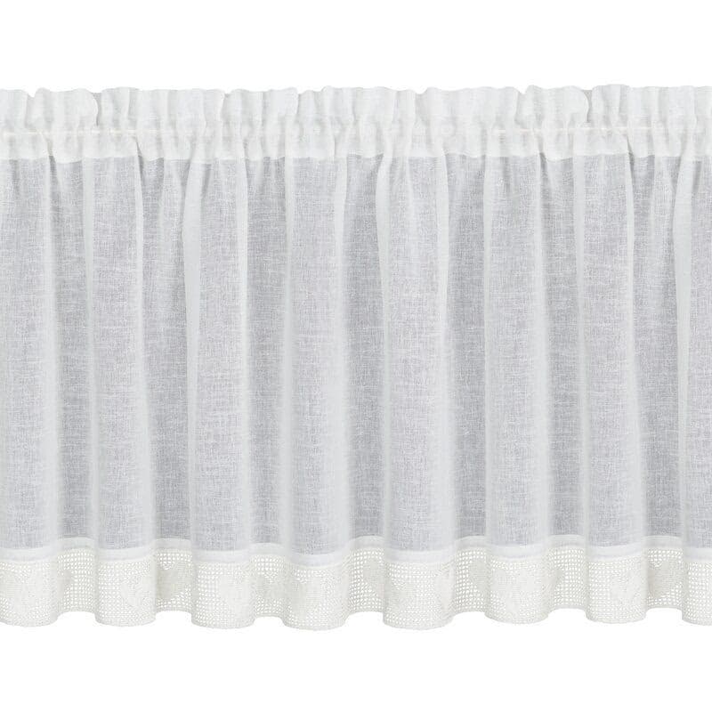 ArtFir Krátka záclona GAJA P | krémová 150 x 60 cm 3