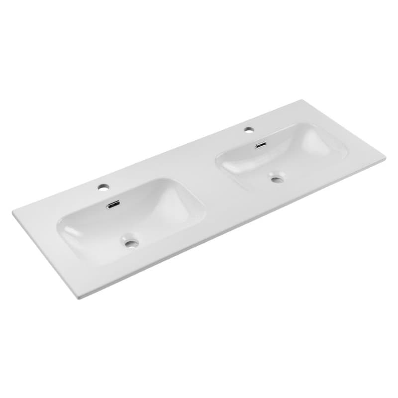 ArtCom Keramické umývadlo FLY 120D | biely lesk 120 cm 1