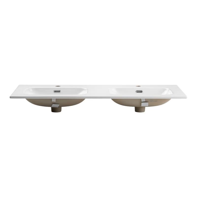 ArtCom Keramické umývadlo FLY 120D | biely lesk 120 cm 2