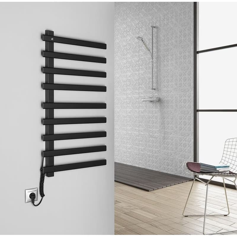 SAPHO - ELCOR elektrický sušiak uterákov 480x920x50 128 W, čierna mat EB460 3