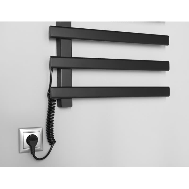 SAPHO - ELCOR elektrický sušiak uterákov 480x920x50 128 W, čierna mat EB460 5