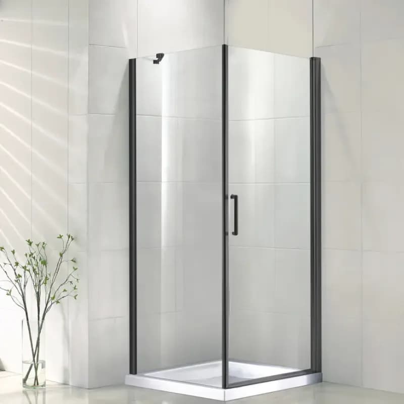 Sprchový kút Vela Black 90x90x190