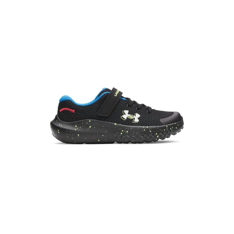 Chlapčenská športová obuv (tréningová) UNDER ARMOUR UA BPS Surge 4 AC K black high vis yellow white