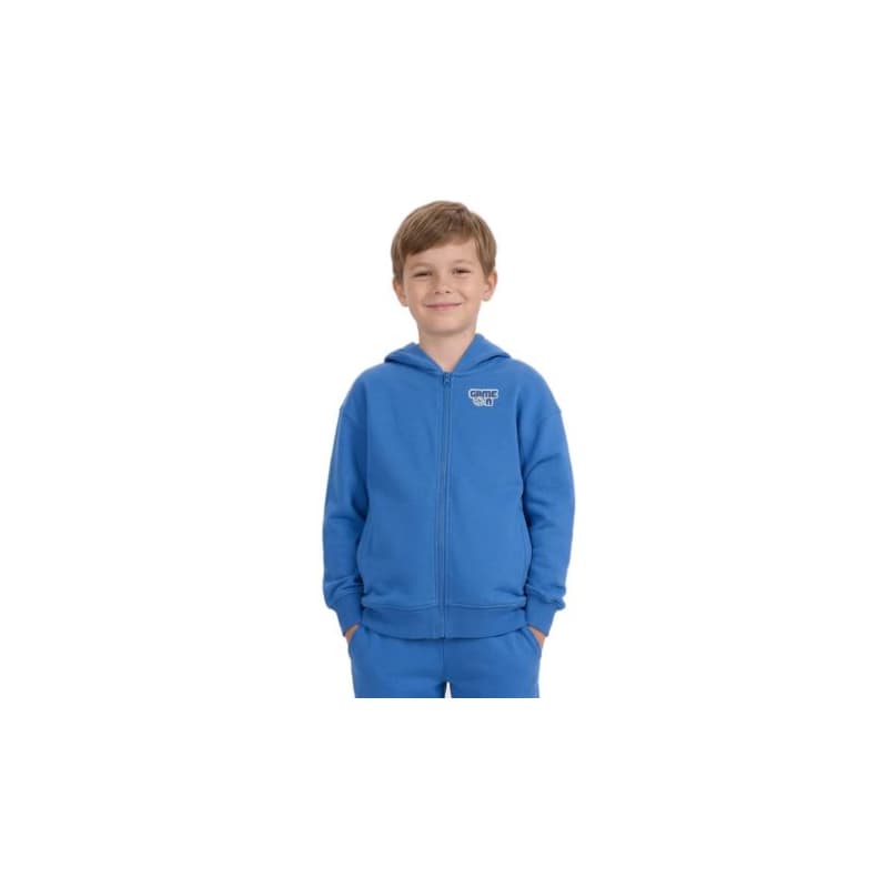 Chlapčenská mikina so zipsom 4F JUNIOR SWEATSHIRT M2326-32S-DENIM 1