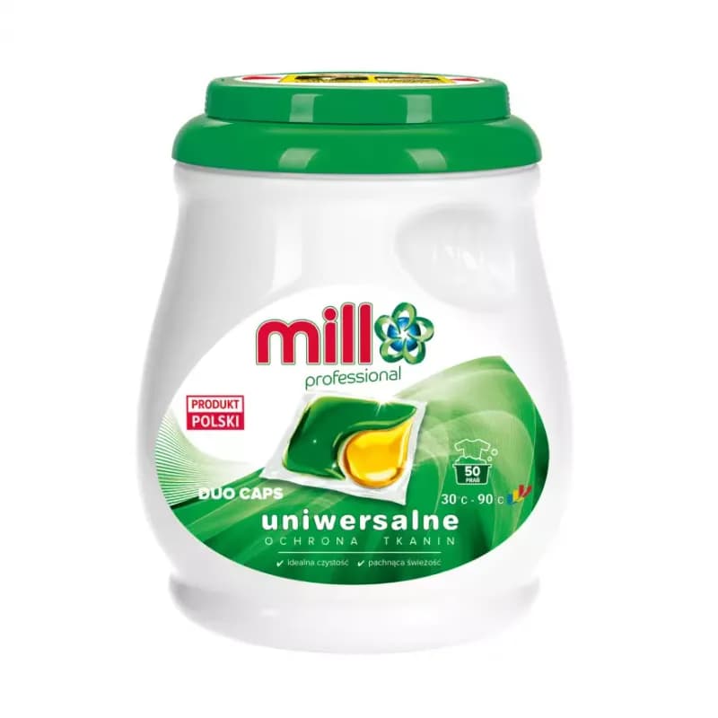 Duo Caps Mill Professional Univerzálne kapsule na pranie 50 ks 1