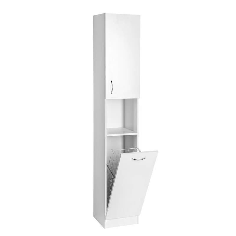 AQUALINE - SIMPLEX ECO vysoká skrinka s košom 30x180x30cm SIME310 2