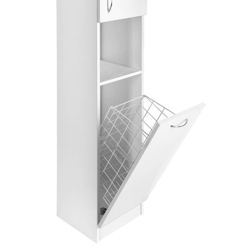 AQUALINE - SIMPLEX ECO vysoká skrinka s košom 30x180x30cm SIME310 3