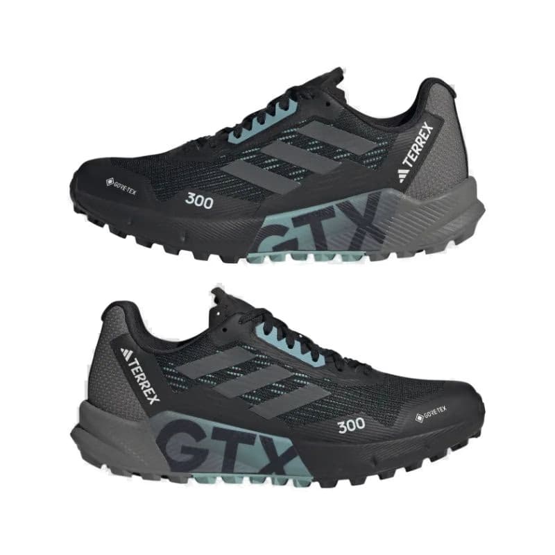 Dámska bežecká trailová obuv ADIDAS Terrex Agravic Flow 2.0 GTX core black grey six dash grey 3