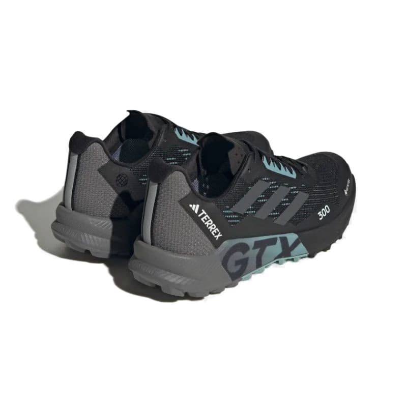Dámska bežecká trailová obuv ADIDAS Terrex Agravic Flow 2.0 GTX core black grey six dash grey 6