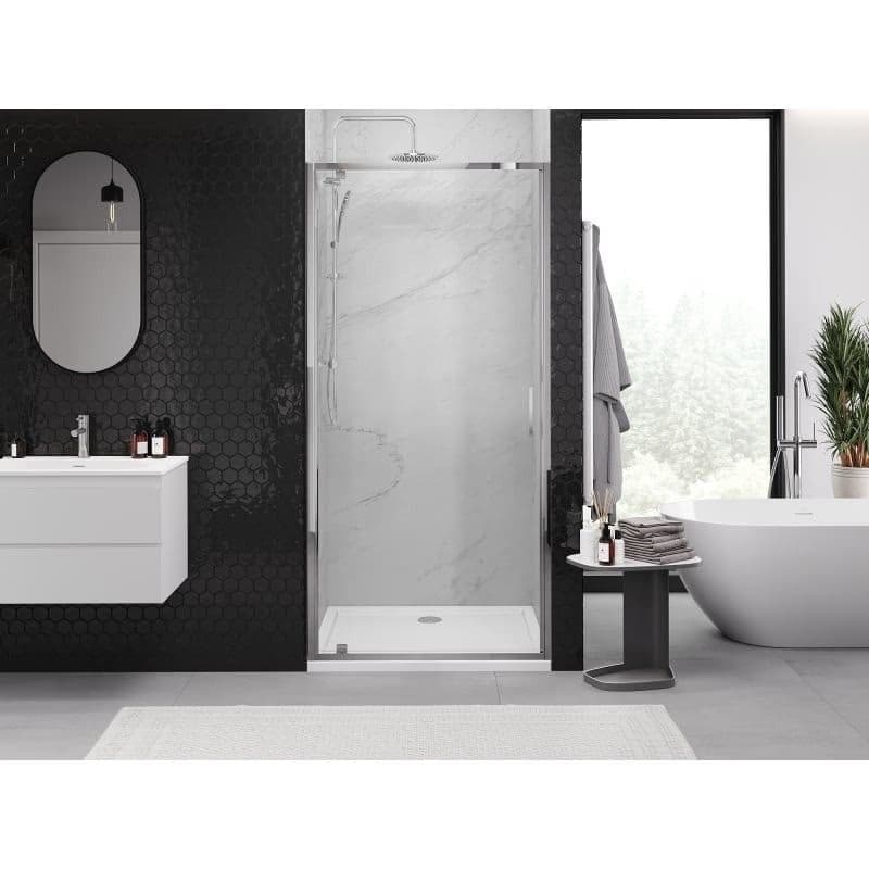 MEXEN/S - Exo sprchové dvere krídlové 90, transparent, chróm 8181-090-000-01-00 4