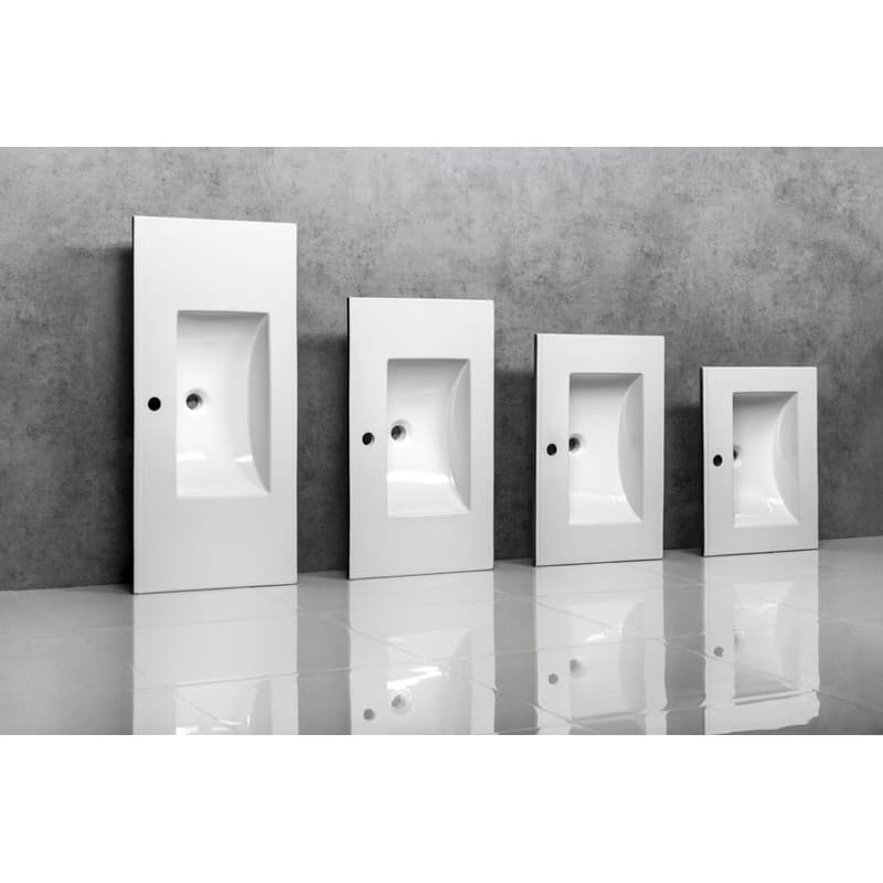 SAPHO - SLIM keramické umývadlo 60x46,5cm, biela 1601-60 3