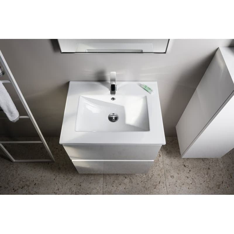 SAPHO - SLIM keramické umývadlo 60x46,5cm, biela 1601-60 6