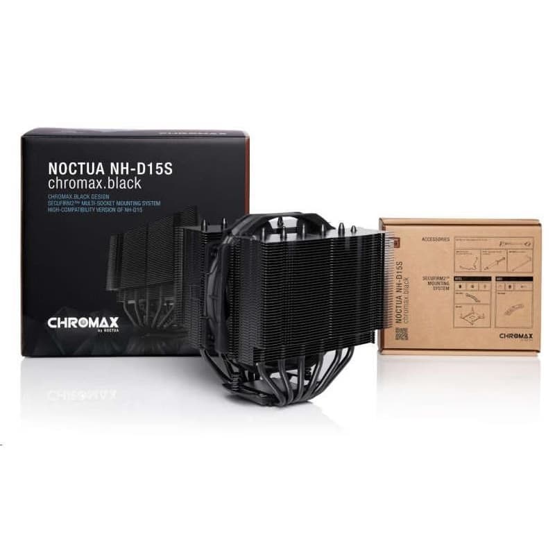 NOCTUA Chladič NH-D15S CH-BK, 1x 140mm, LGA1851, AM5, čierna 3