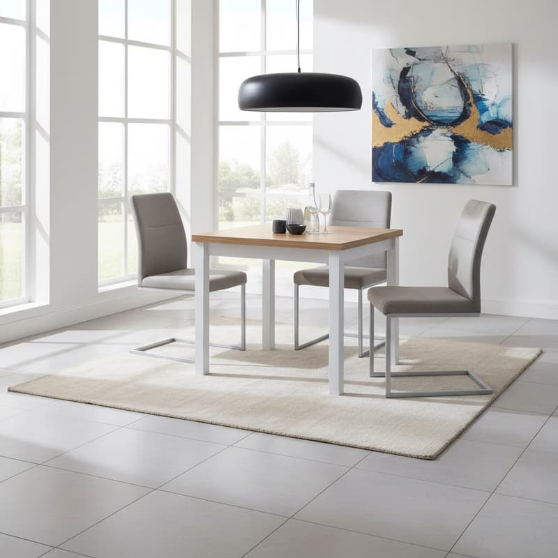 Signal Jedálenský stôl ADAM | 80x80cm Farba: Kašmír / dub cremona torro 2