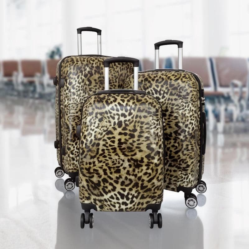 Cestovné kufre Leopard, sada 3 kusov 1