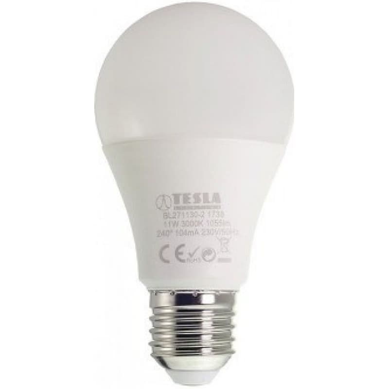 TESLA - LED BL271130-2, žiarovka BULB E27, 11W, 1055lm 1