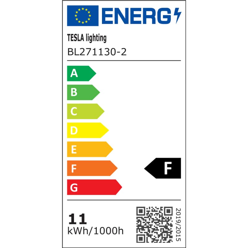 TESLA - LED BL271130-2, žiarovka BULB E27, 11W, 1055lm 2