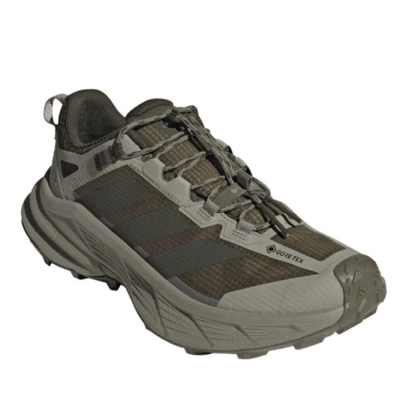 Pánska nízka turistická obuv ADIDAS Terrex Freehiker SL GTX M olive strata night cargo silver pebble 3
