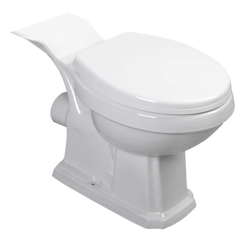 AQUALINE - ANTIK WC kombi misa, 35x72cm, zadný odpad, biela AK107-432 4