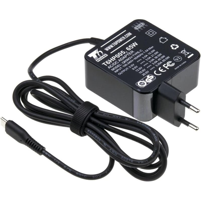T6 Power univerzálny adaptér k notebooku, 65W, USB-C 1