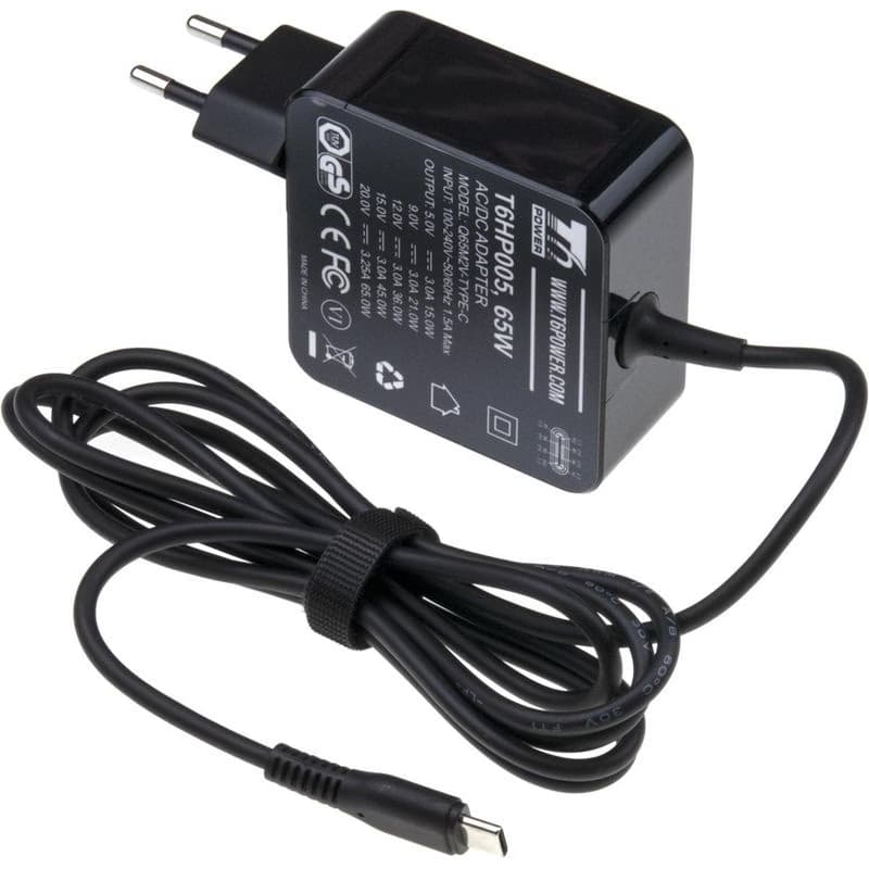 T6 Power univerzálny adaptér k notebooku, 65W, USB-C 2