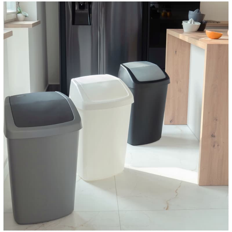 CURVER Odpadkový kôš SWING BIN 25L |sivý 4