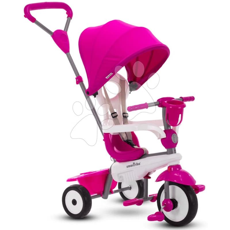 Trojkolka Breeze Plus Pink Classic smarTrike TouchSteering ovládanie s držiakom na fľašu a gumené kolesá s tlmičom od 10 mes 1