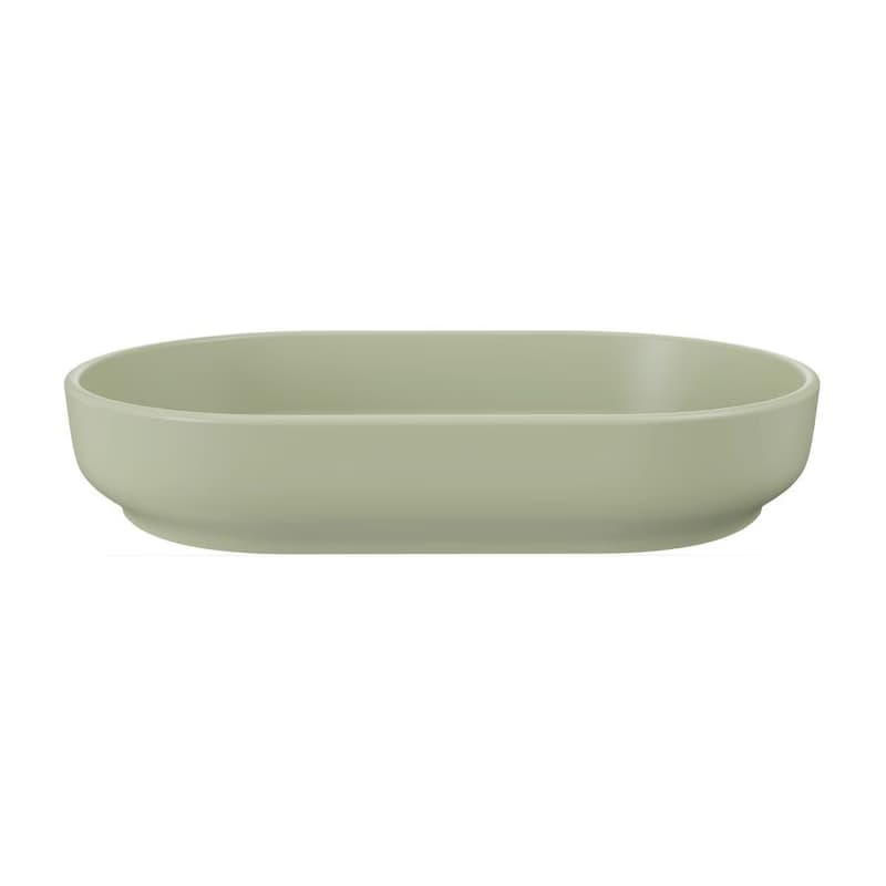 ArtCom Keramické umývadlo RIVER 2 E-6594 | olivový mat 55 x 35 cm 2