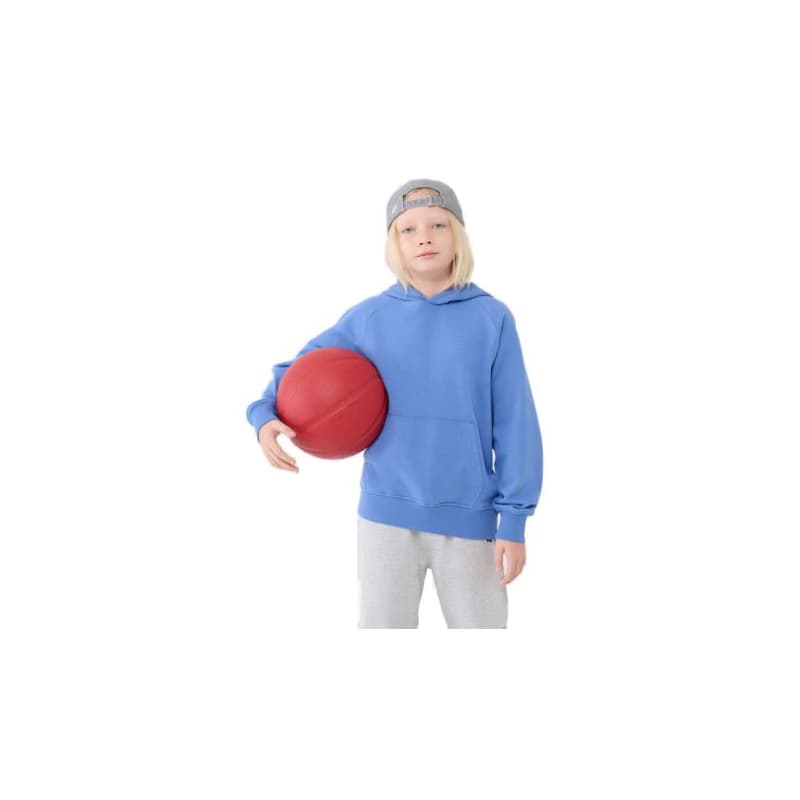 Chlapčenská mikina s kapucňou 4F JUNIOR SWEATSHIRT M1712-34S-LIGHT BLUE 1