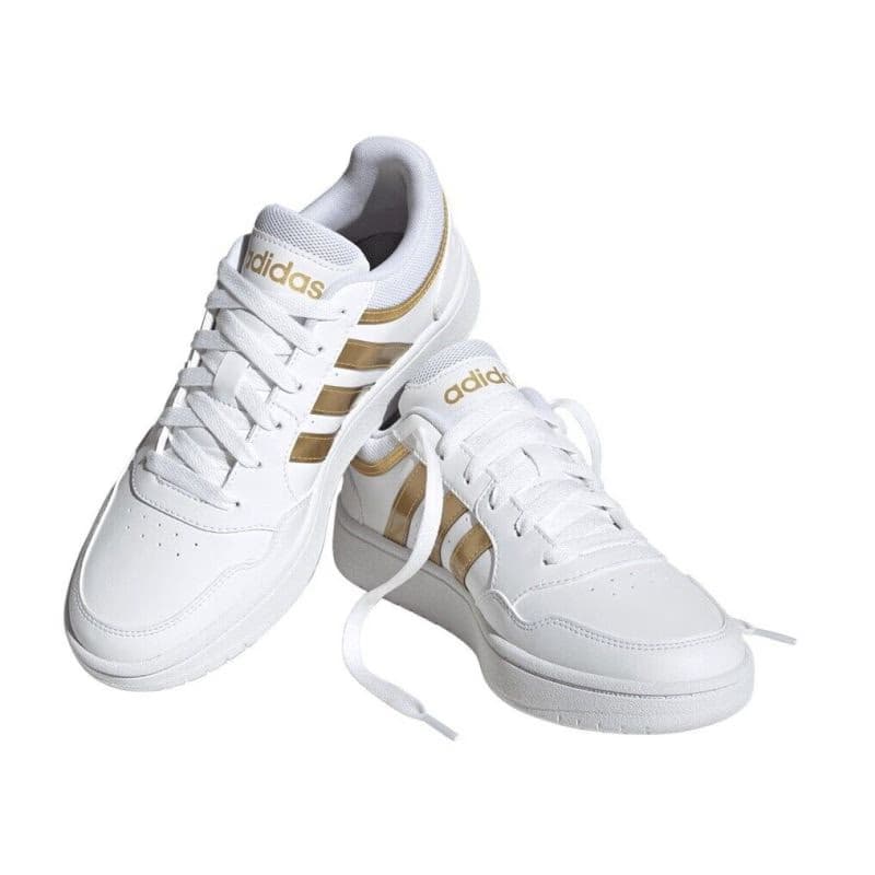 Dámska rekreačná obuv ADIDAS Hoops 3.0 cloud white cloud white matt gold 4