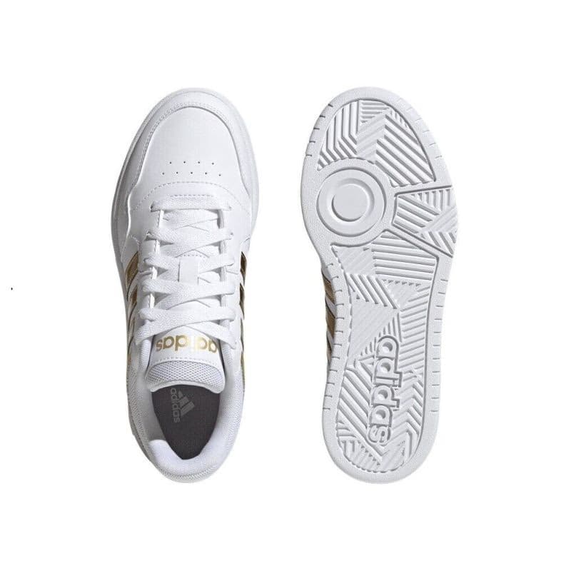 Dámska rekreačná obuv ADIDAS Hoops 3.0 cloud white cloud white matt gold 6