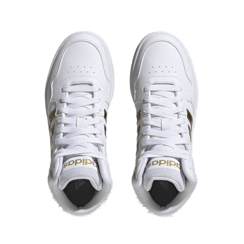 Dámska rekreačná obuv ADIDAS Hoops 3.0 Mid cloud white cloud white grey two 3