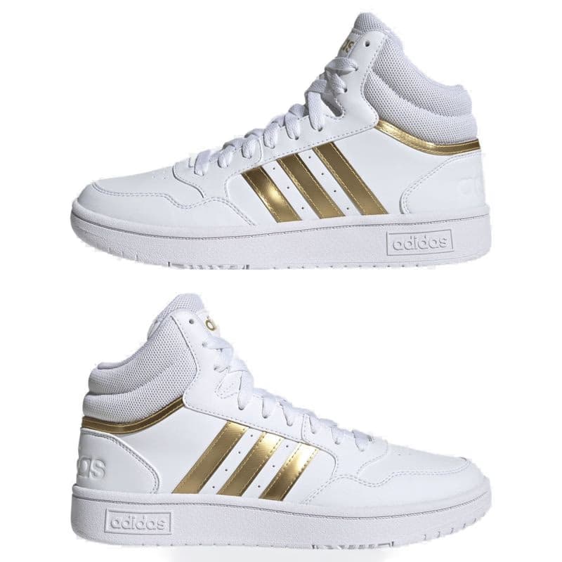 Dámska rekreačná obuv ADIDAS Hoops 3.0 Mid cloud white cloud white grey two 4