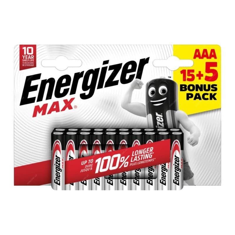 Energizer LR03/20 Max AAA 15+5 zadarmo 1