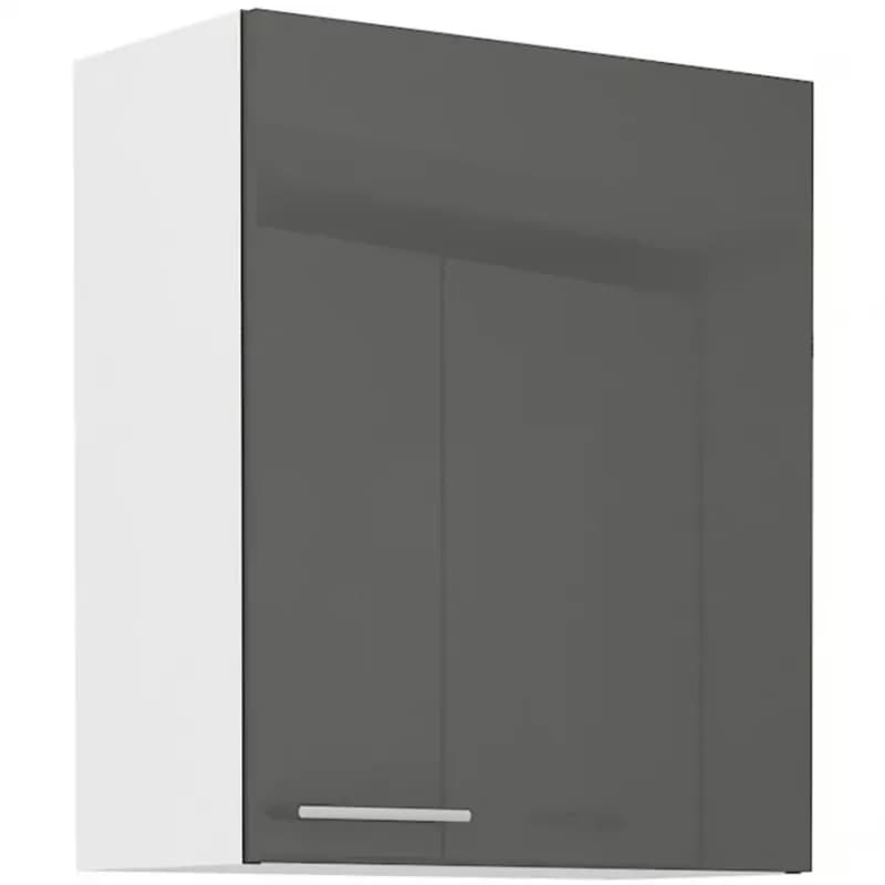 Kuchynská skrinka Lara 60g-72 1f Mdf sedá lesk 1