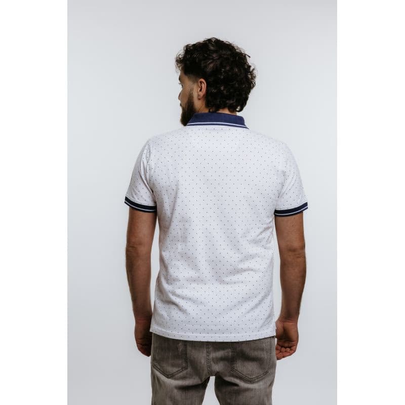Pánske polo tričko s krátkym rukávom AUTHORITY P-TRIANGLE white 2