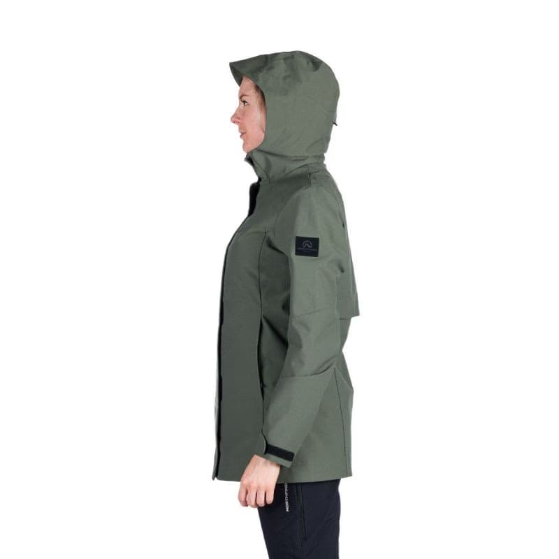 Dámska turistická softshellová bunda NORTHFINDER LUCINDA-300darkgreen 2