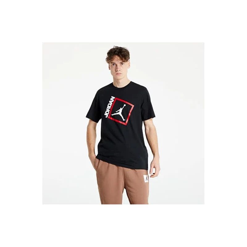 Pánske tričko s krátkym rukávom NIKE M JORDAN JUMPMAN BOX SS CREW-011 BLACK 2